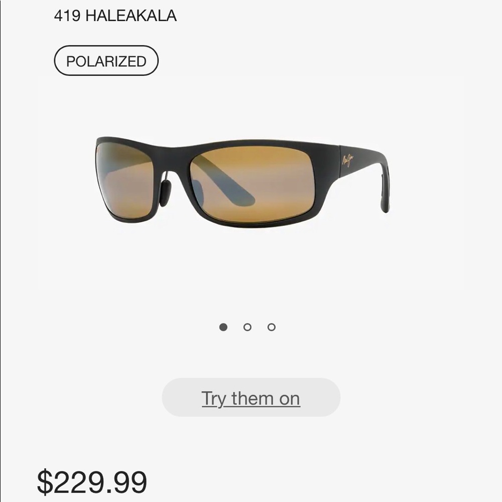 Maui Jim Rx-able Sunglasses (Black) Polarized